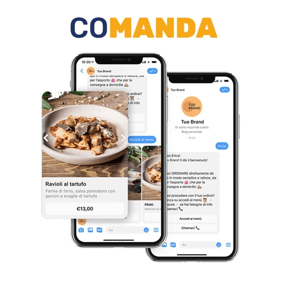 Comanda il chatbot per i ristoratori