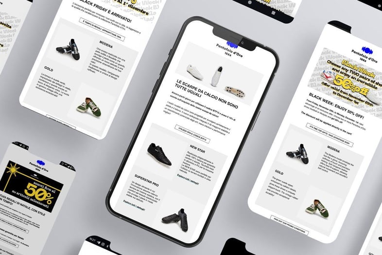 Webeing_Pantofola d oro_Fashion ecommerce_Immagini interne