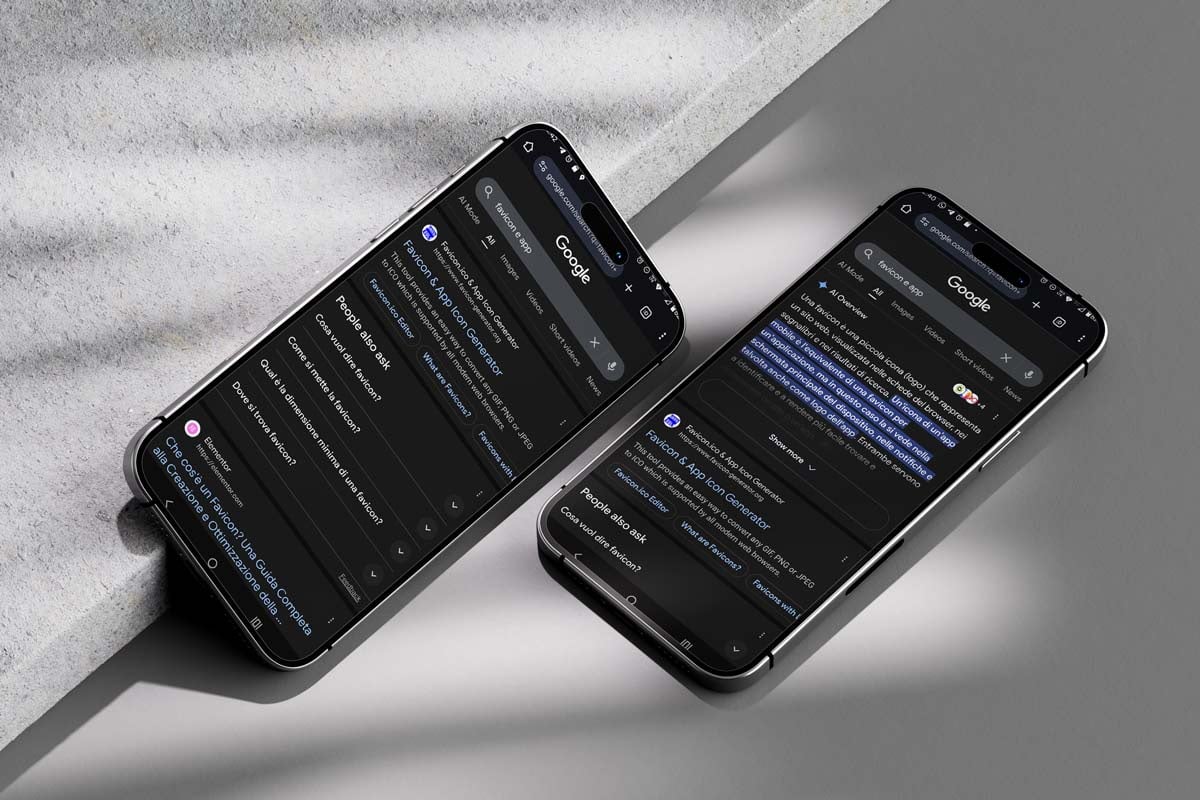 Confronto grafico tra risultati di ricerca tradizionali SEO e risposte generate da AI nel marketing B2B 2026.