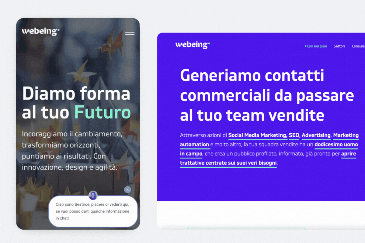webeing-esempio  Video di design-responsive